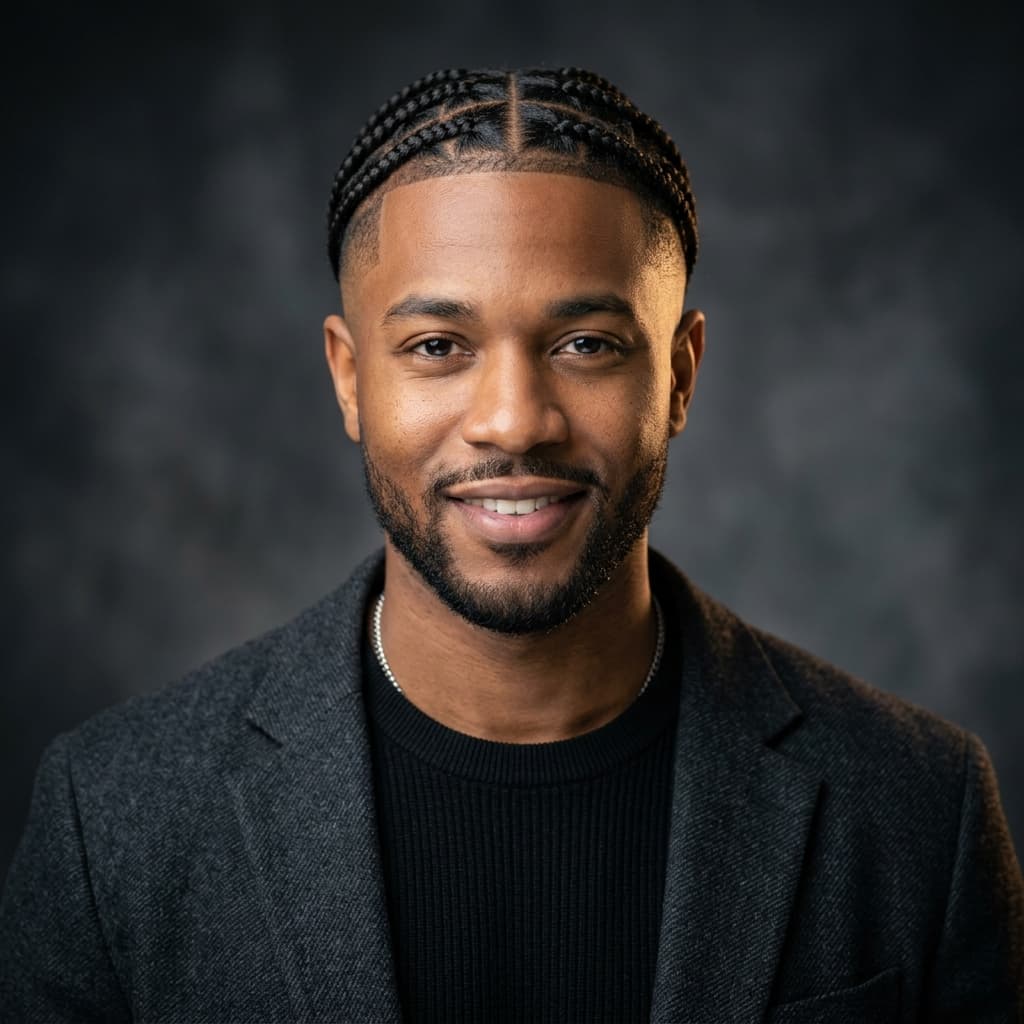 AI preview of box braids for men 2026