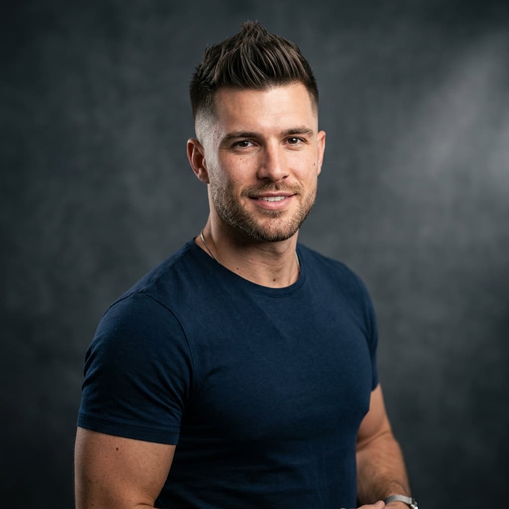 AI preview of faux hawk fade haircut 2026