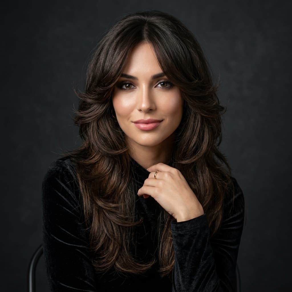 AI preview of layered haircut for long and short hair 2026