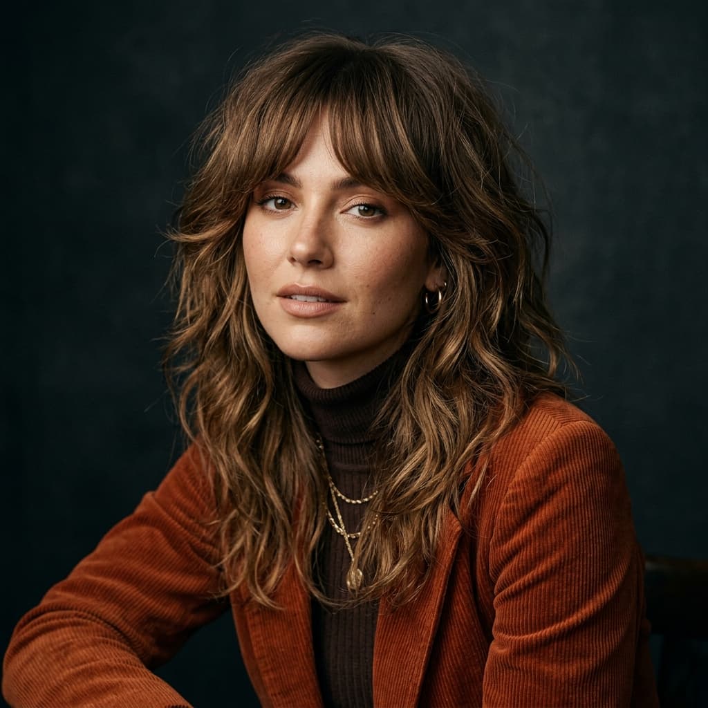 AI preview of shag haircut trends 2026