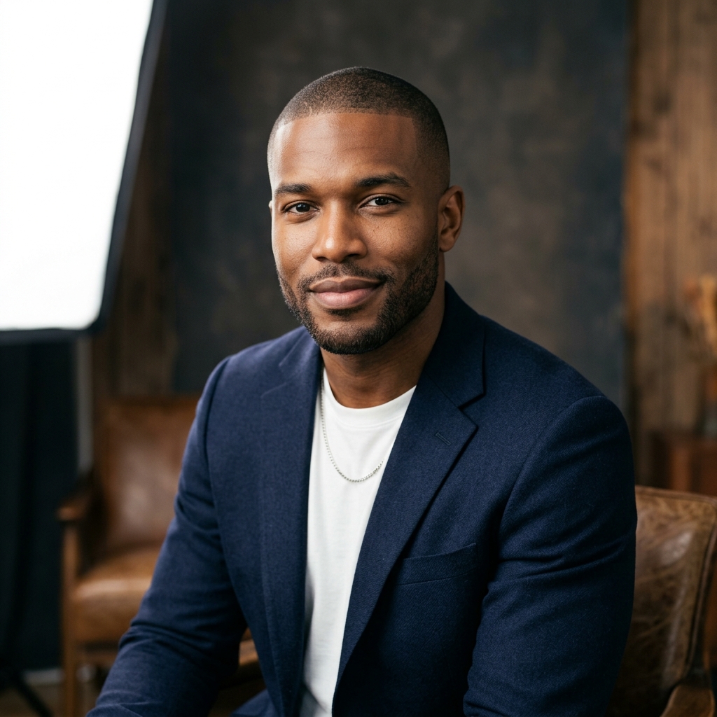 The Buzz Cut on an oval face male