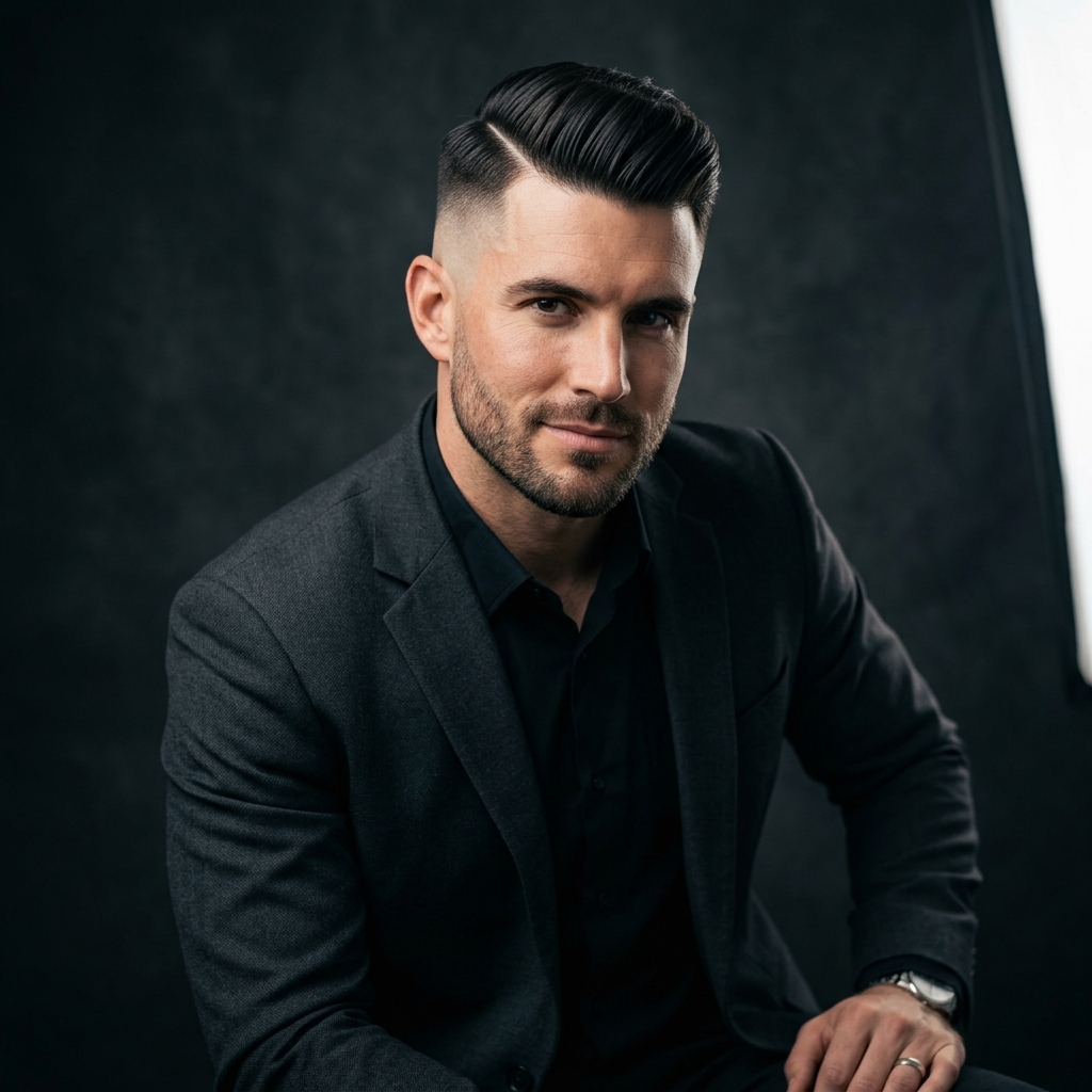 The High Skin Fade Comb Over