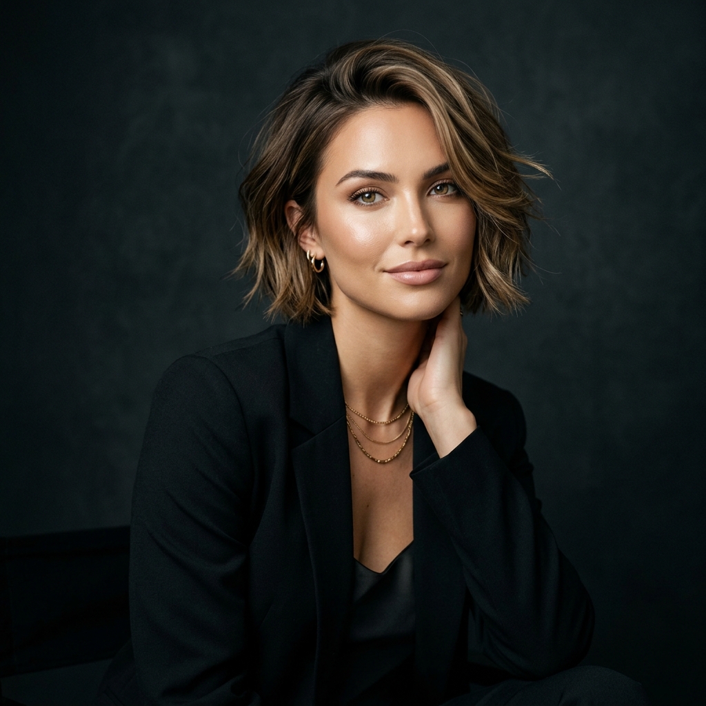 The Short Layered Bob