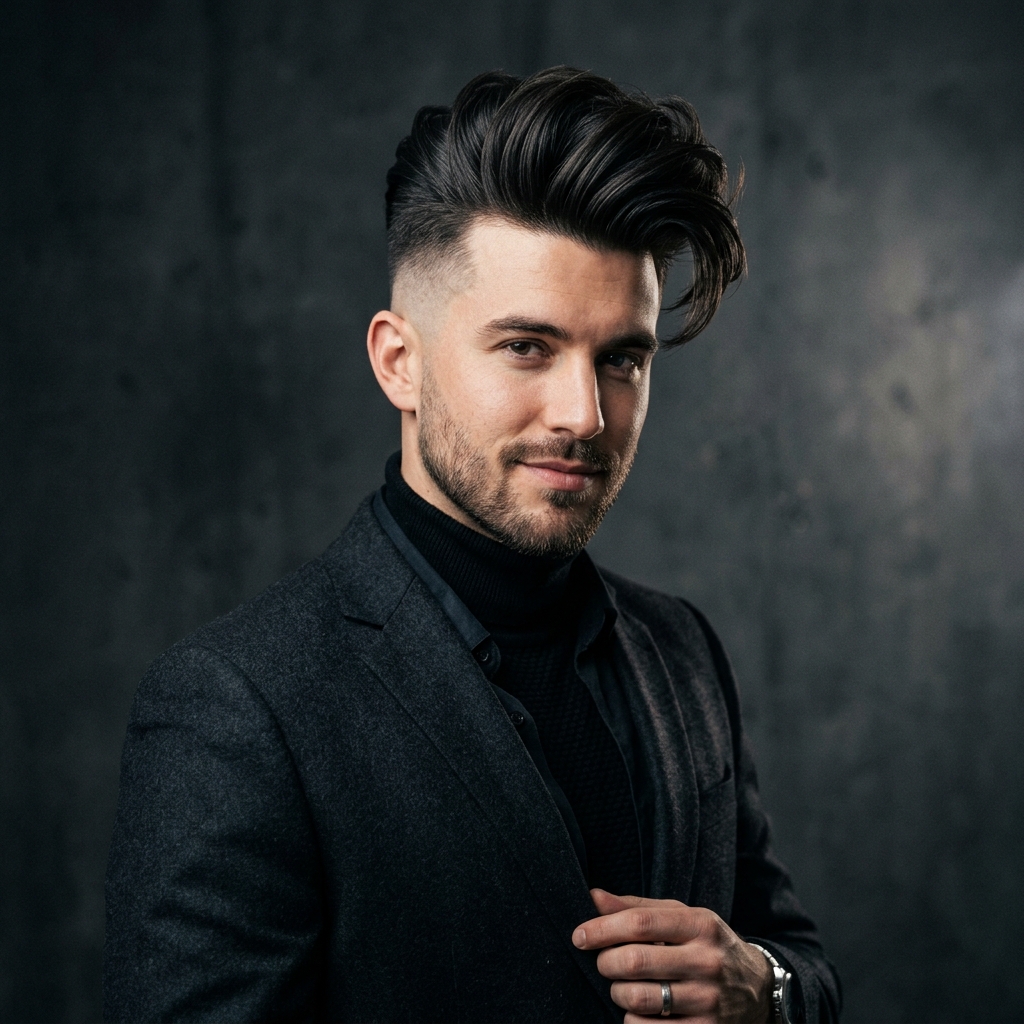 The Disconnected Pompadour Undercut