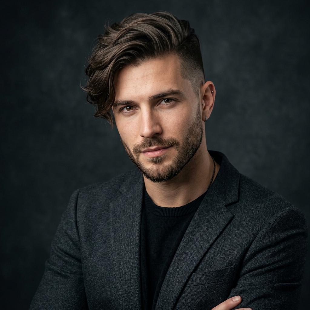 The Casual Side-Swept Undercut