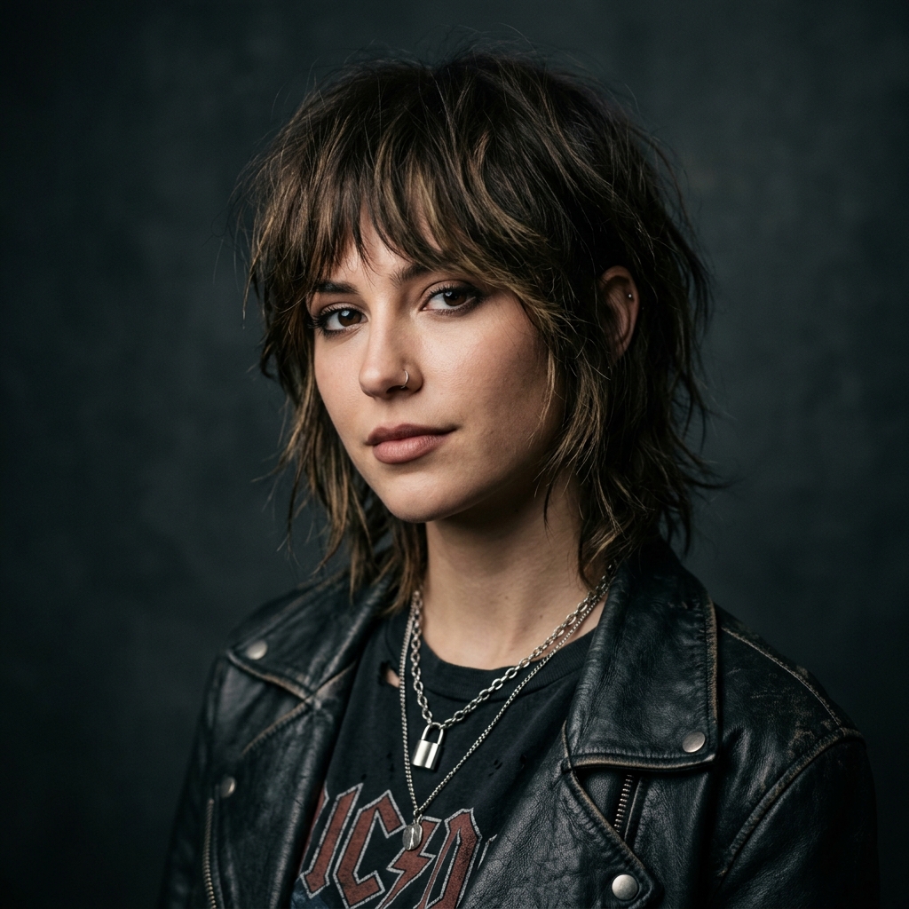 The Short Grunge Wolf Cut